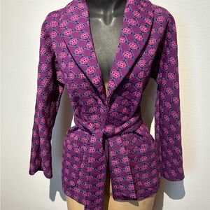 Vintage Pink and Purple Women's Jacket